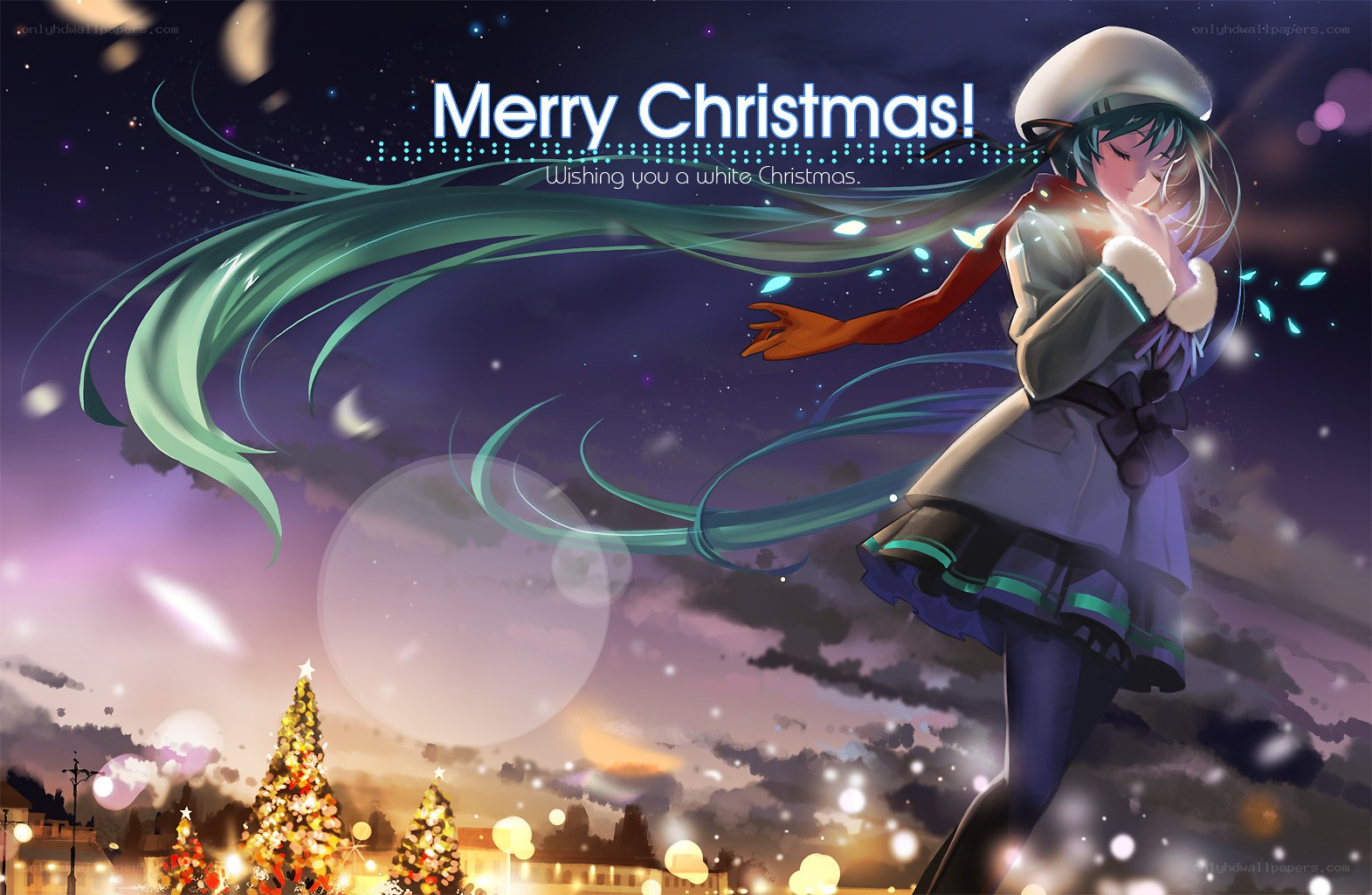 Merry Christmas anime art