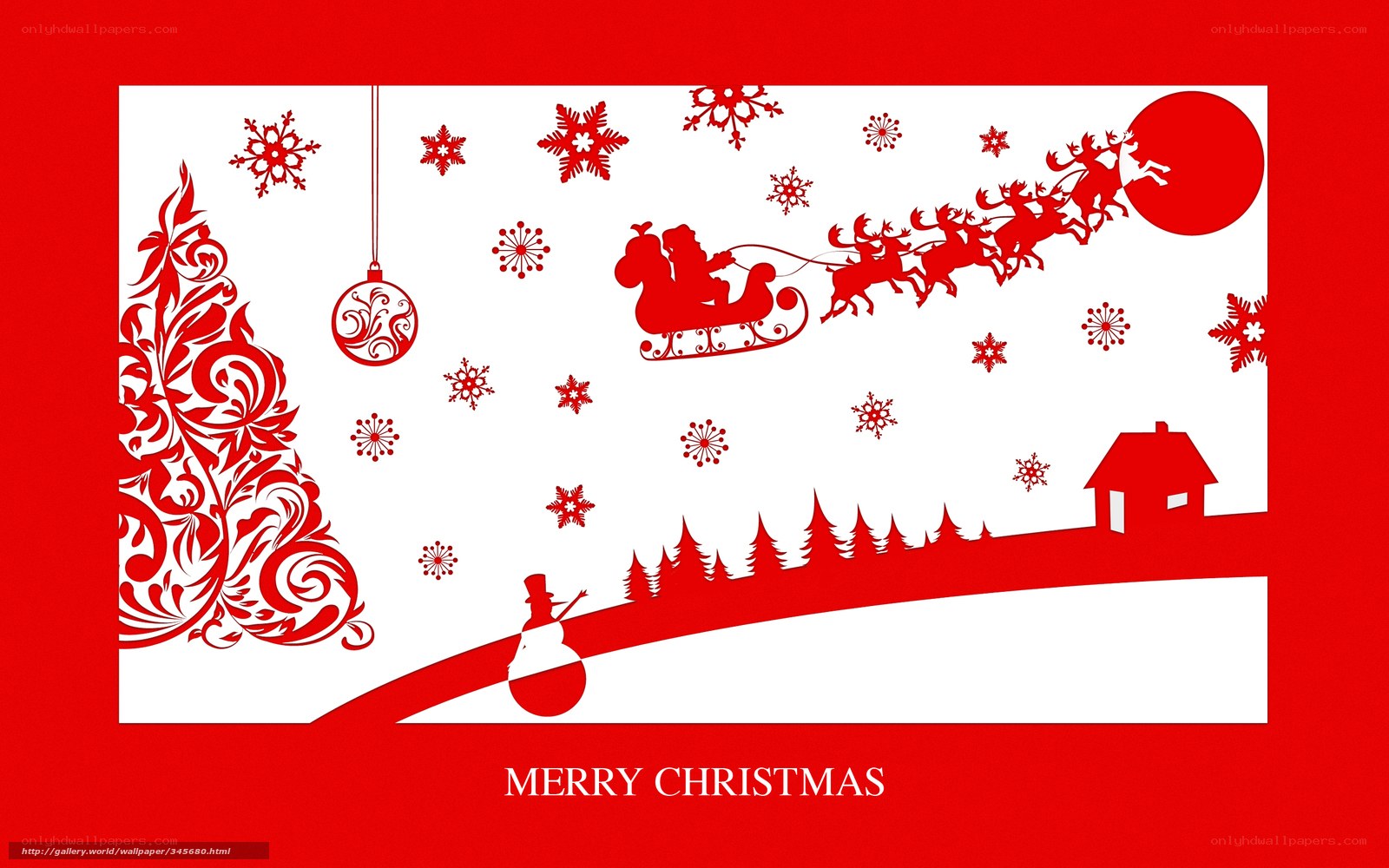 Merry Christmas card design