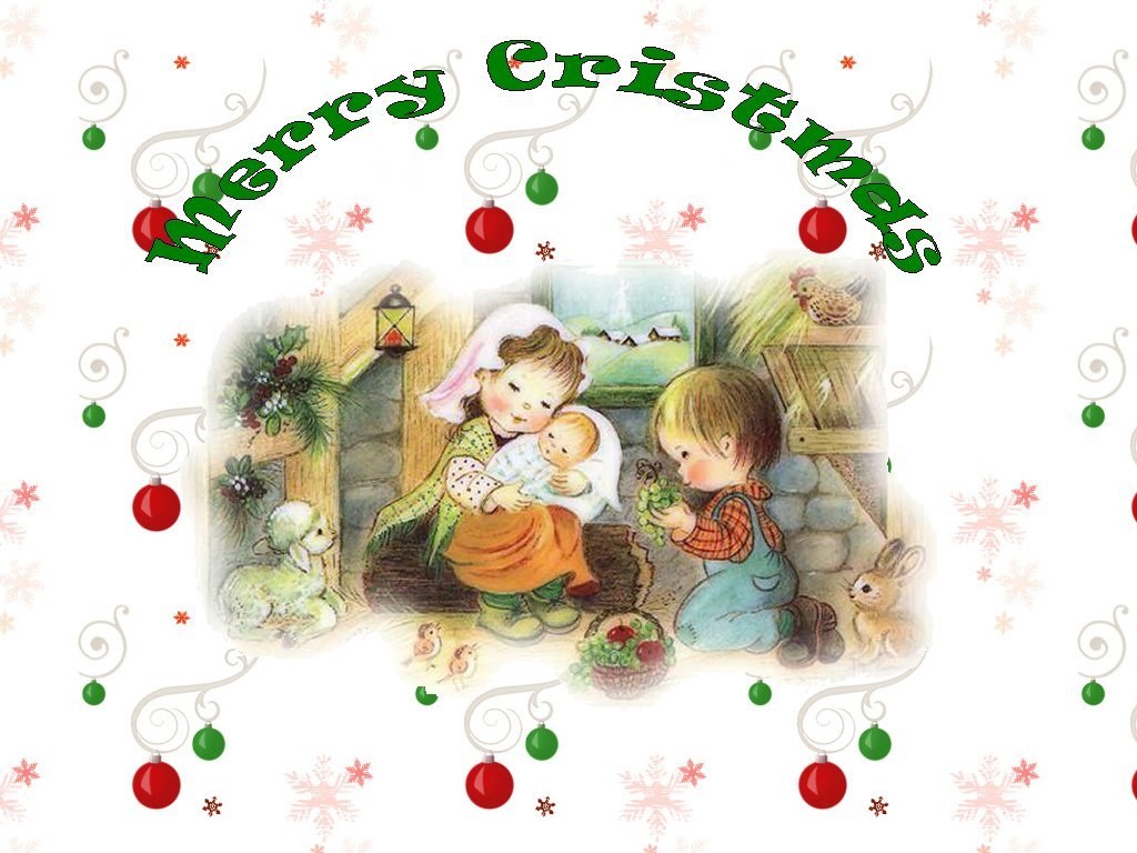 Merry Christmas card illustration