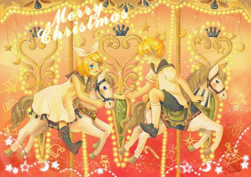 Merry Christmas carousel