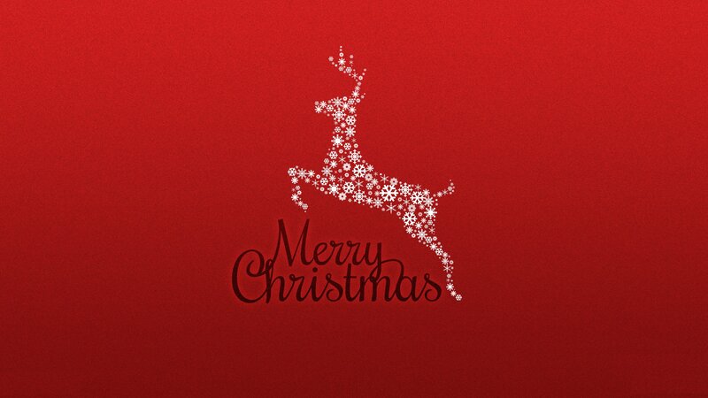 Merry Christmas deer design