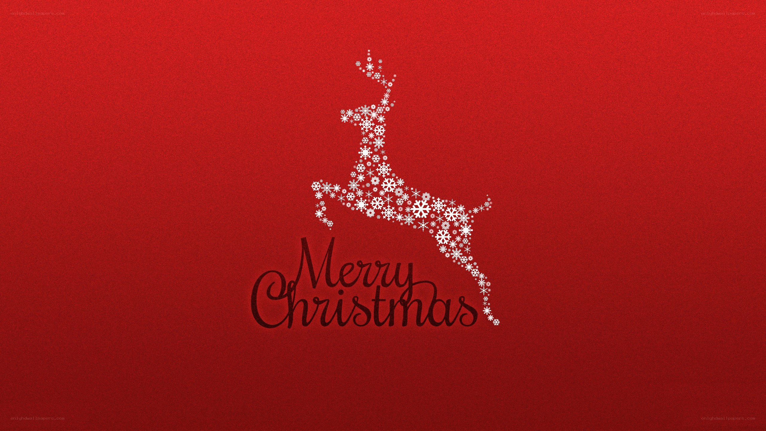 Merry Christmas deer design