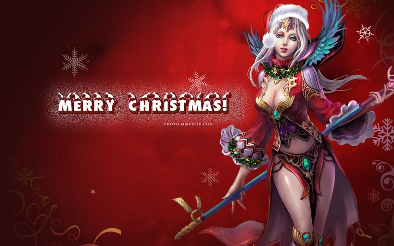 Merry Christmas fantasy art