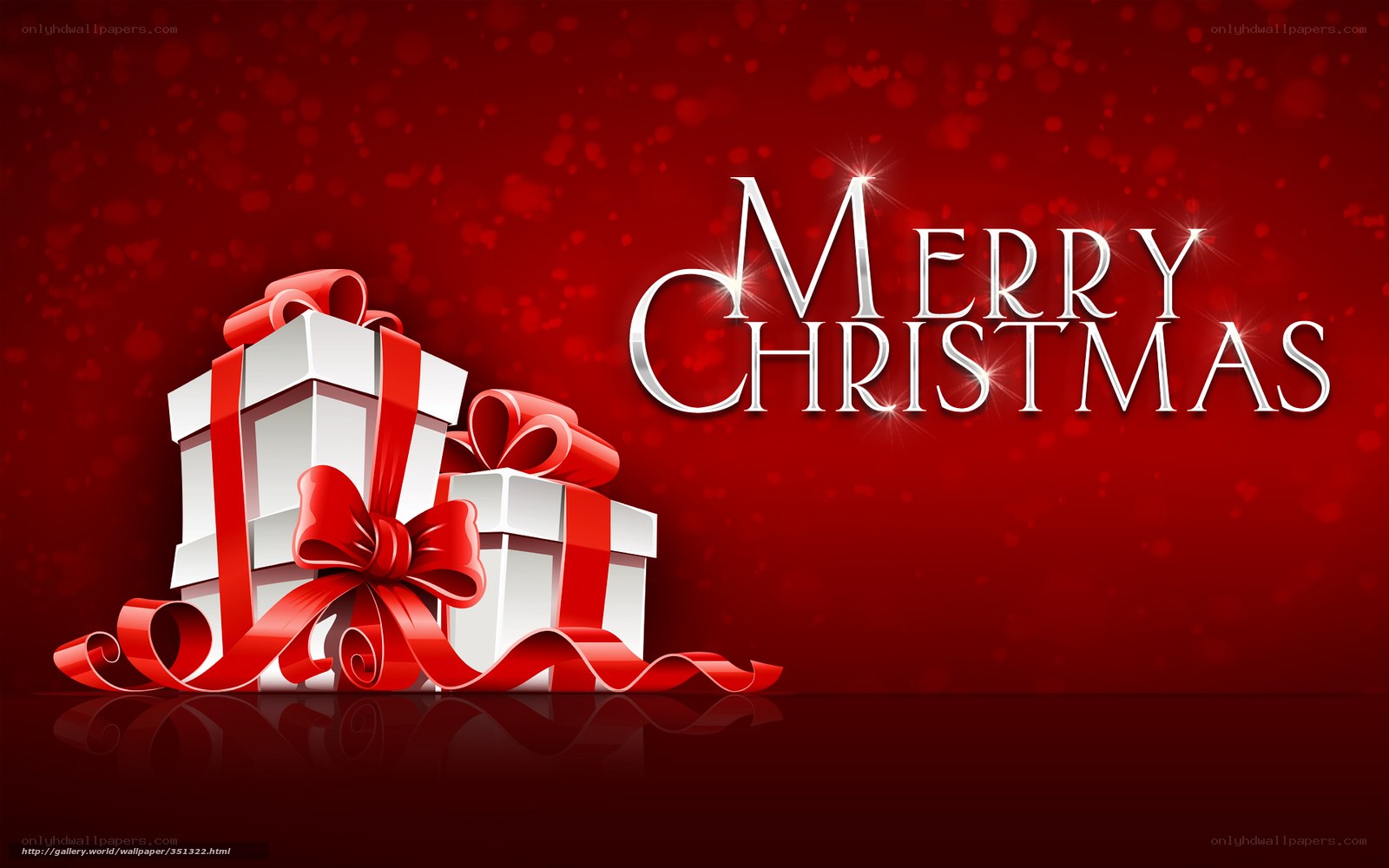 Merry Christmas gift boxes