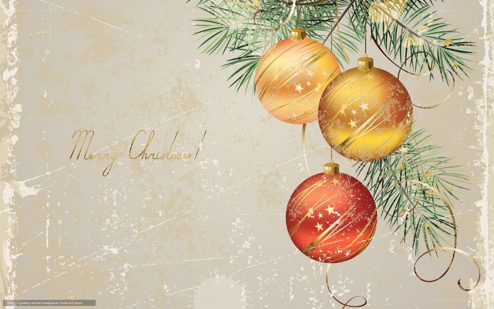 Merry Christmas greeting card