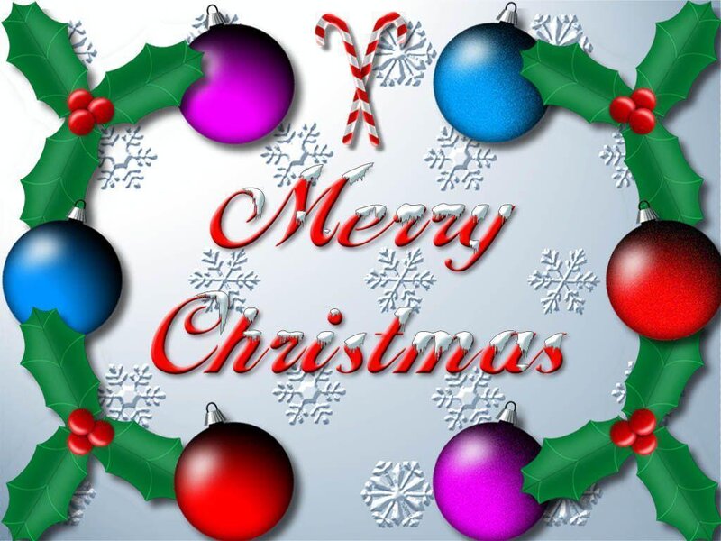 Merry Christmas Greeting — Red
