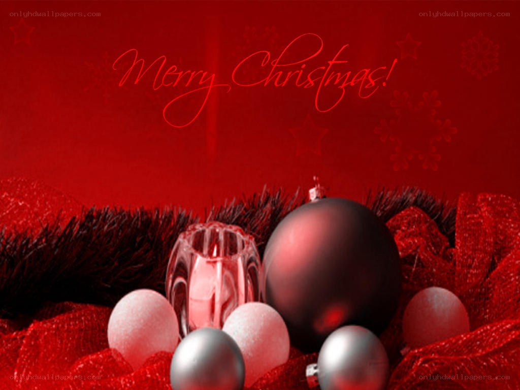 Merry Christmas holiday scene