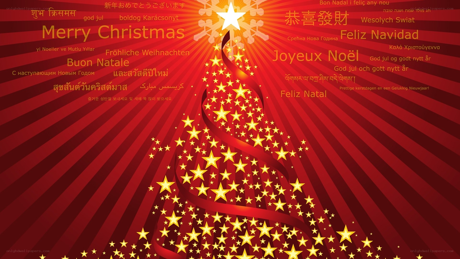 Merry Christmas in many languages