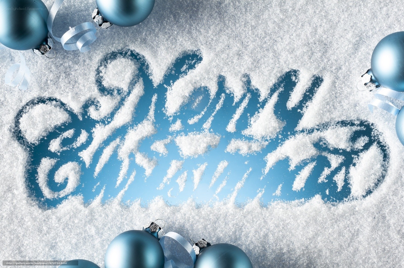 Merry Christmas in the snow