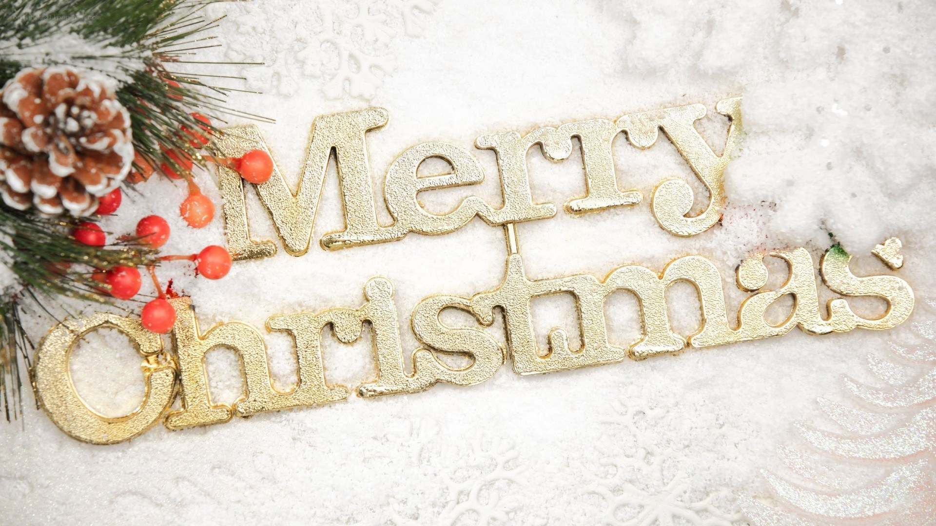 Merry Christmas in the snow