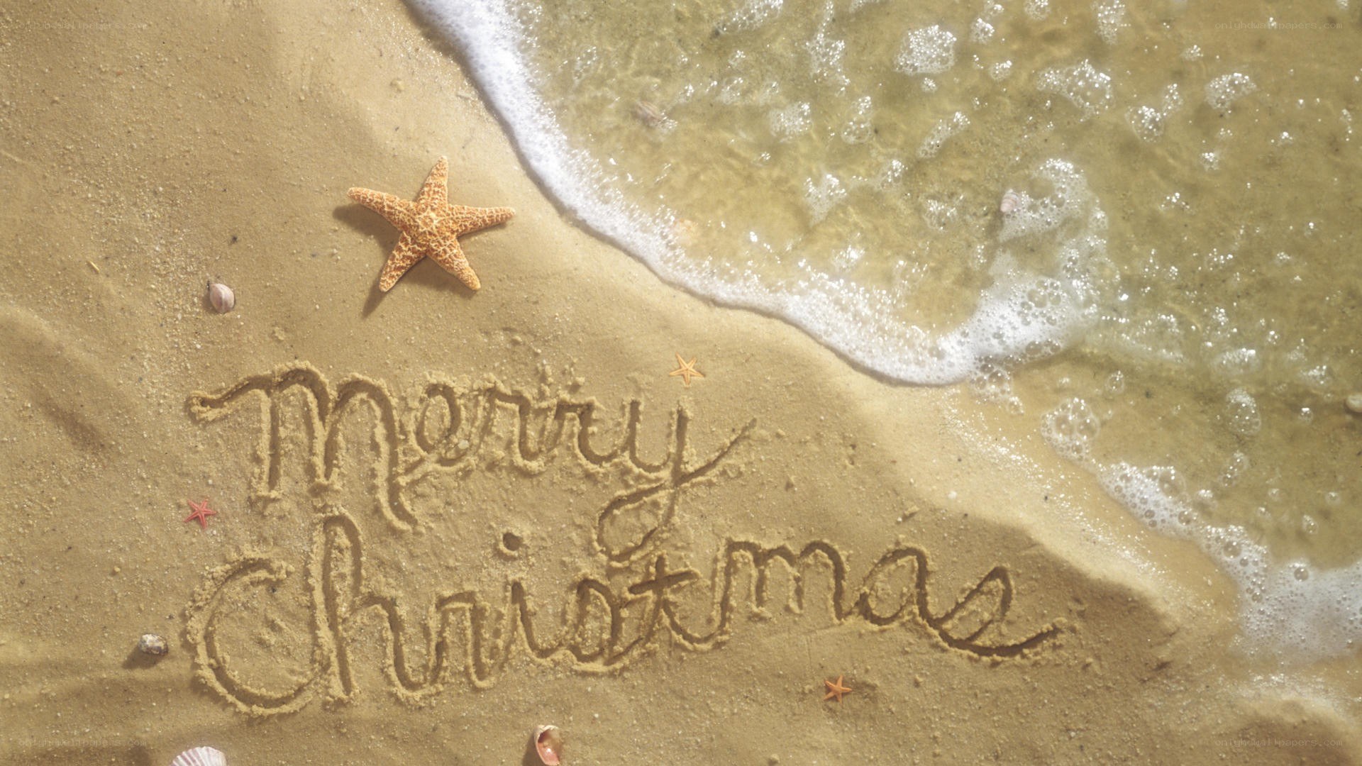 Merry Christmas on the beach