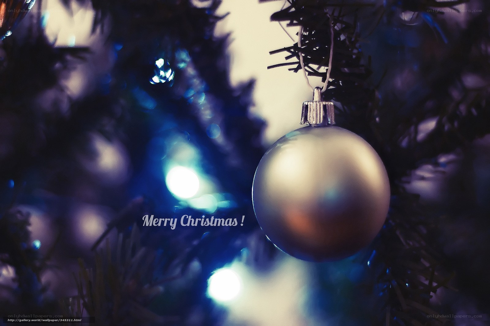 Merry Christmas ornament