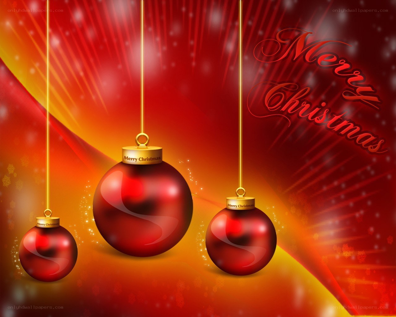 Merry Christmas ornaments