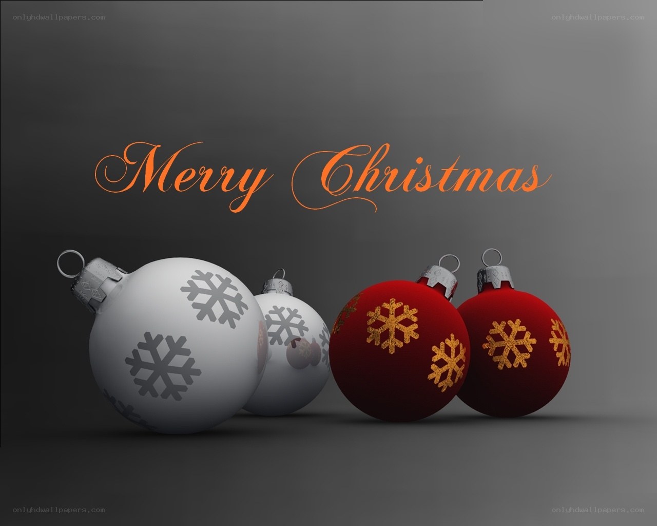 Merry Christmas ornaments