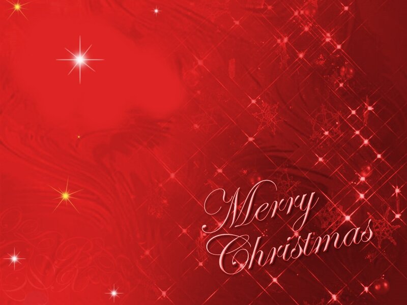 Merry Christmas red background