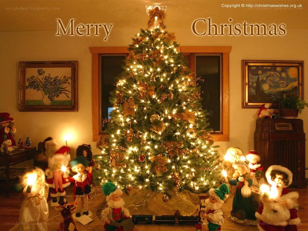 Merry Christmas scene