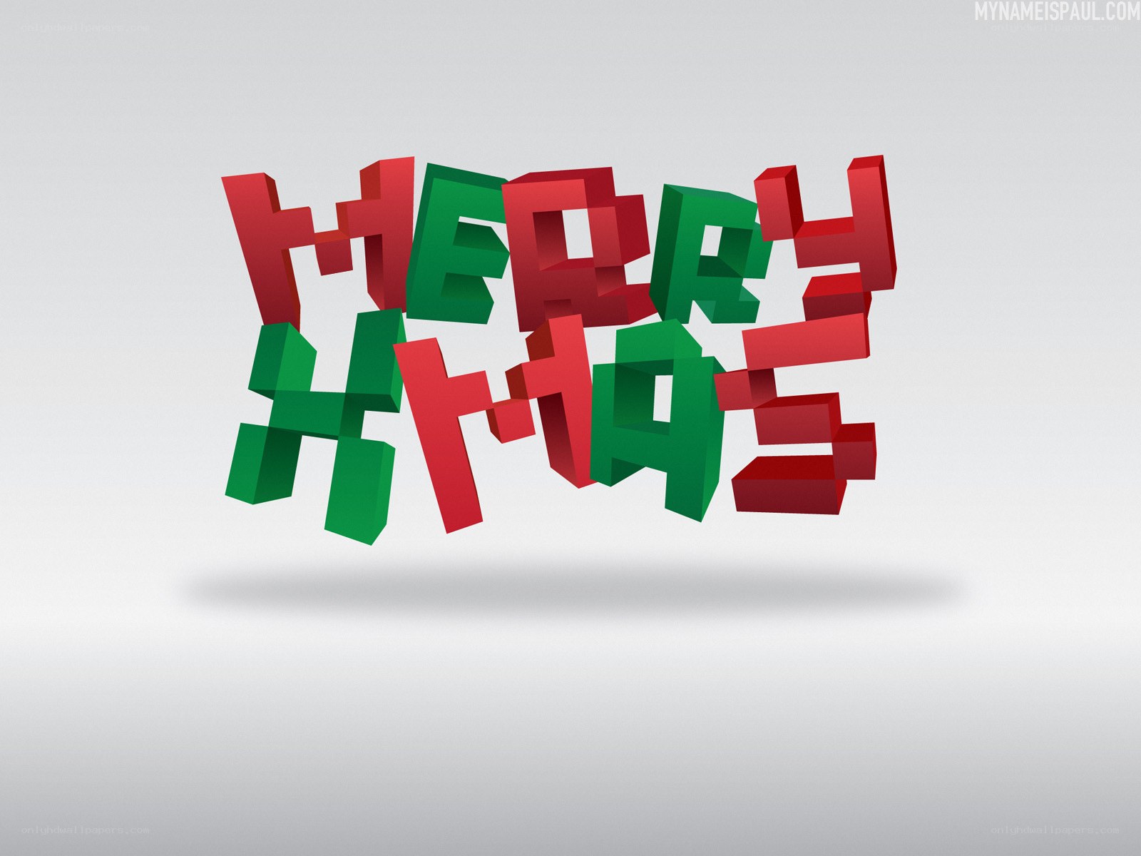 Merry Christmas text art