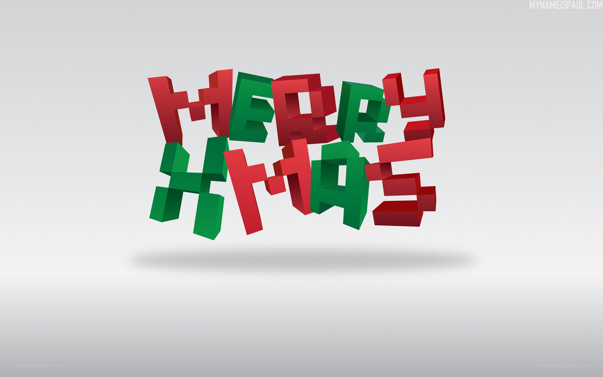 Merry Christmas text art