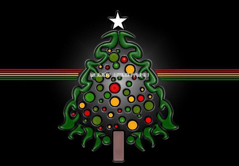 Merry Christmas tree design