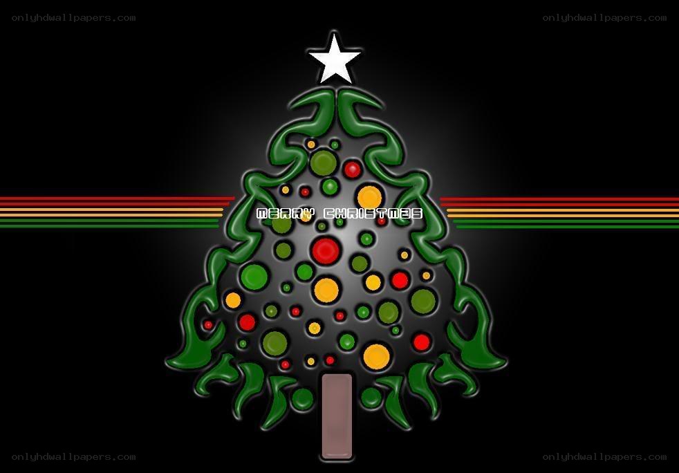 Merry Christmas tree design