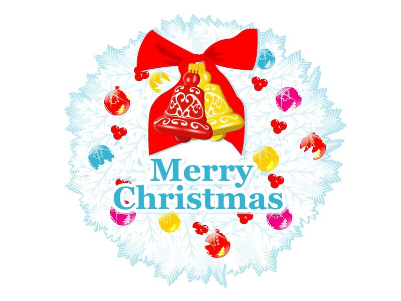 Merry Christmas wreath
