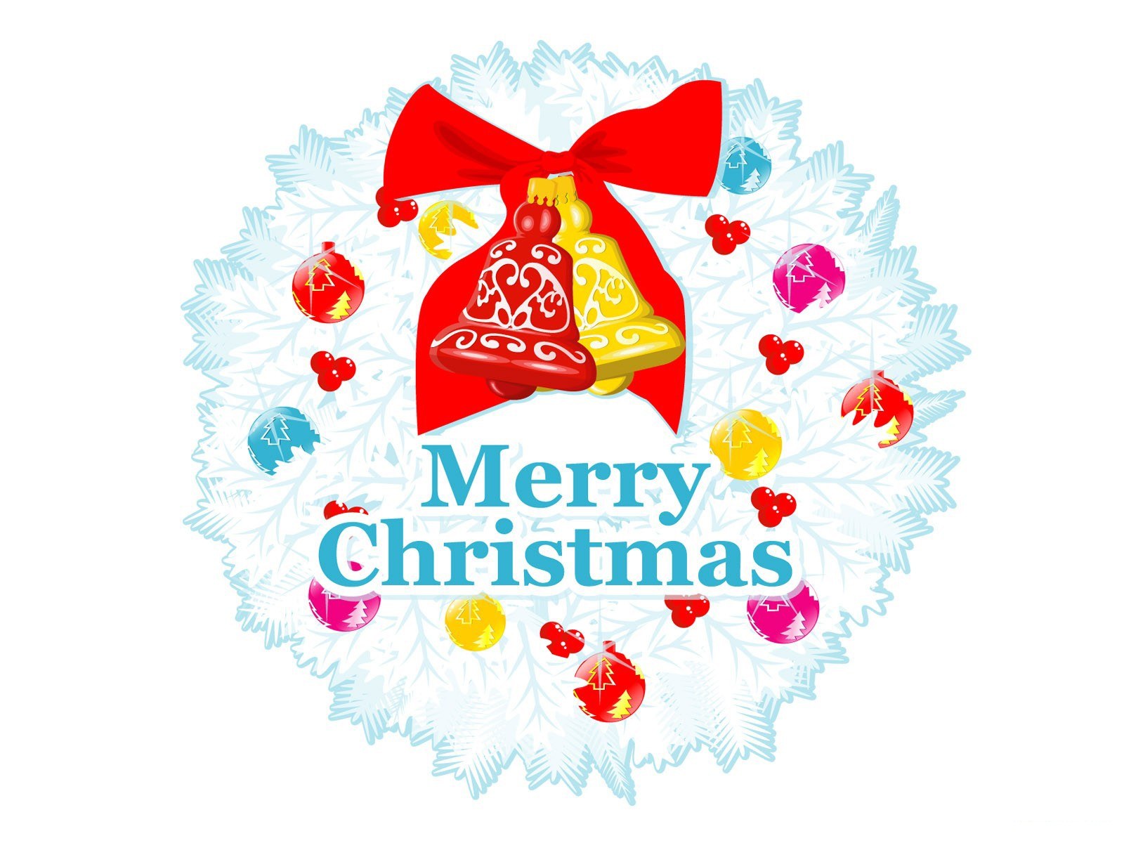 Merry Christmas wreath
