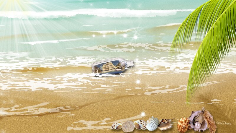 Message in a Bottle — Beige
