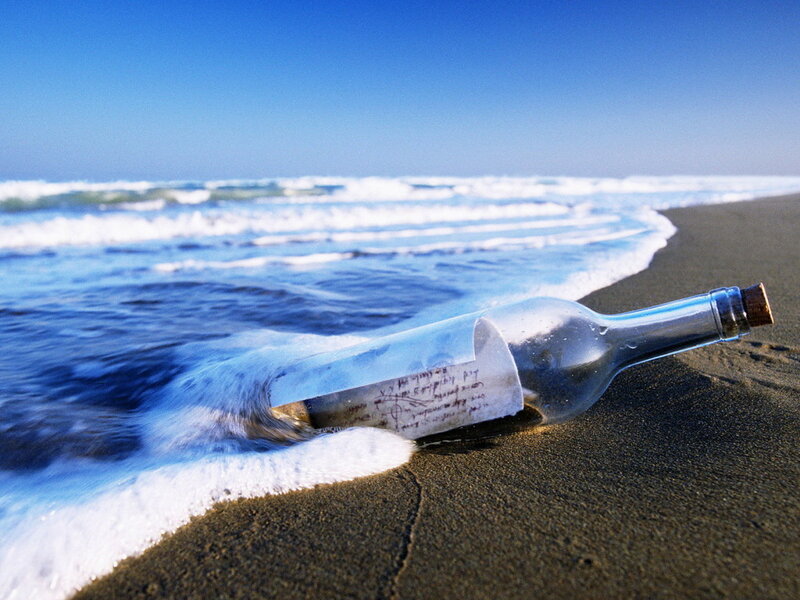 Message in a Bottle — Blue