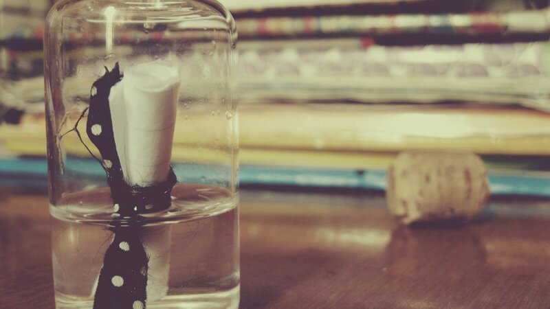 Message in a Bottle — Brown, Nostalgic