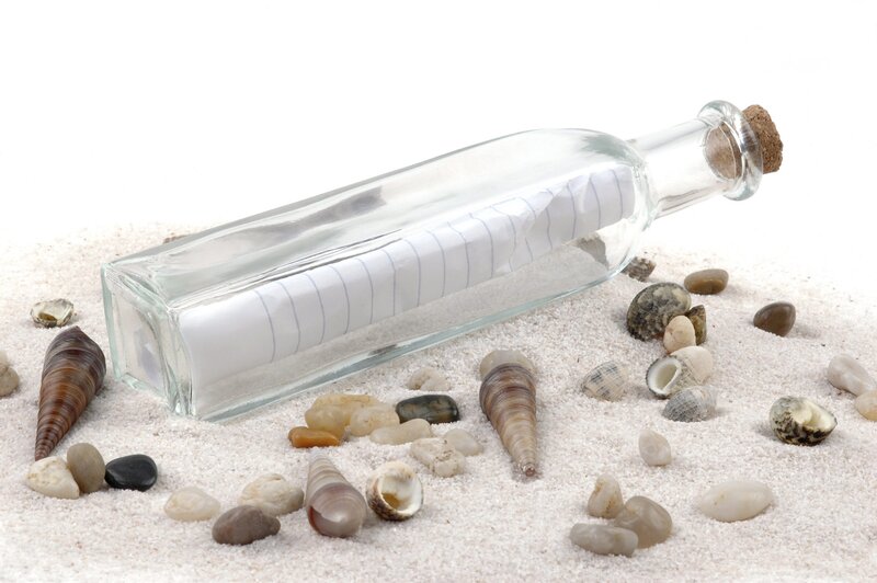 Message in a Bottle — White