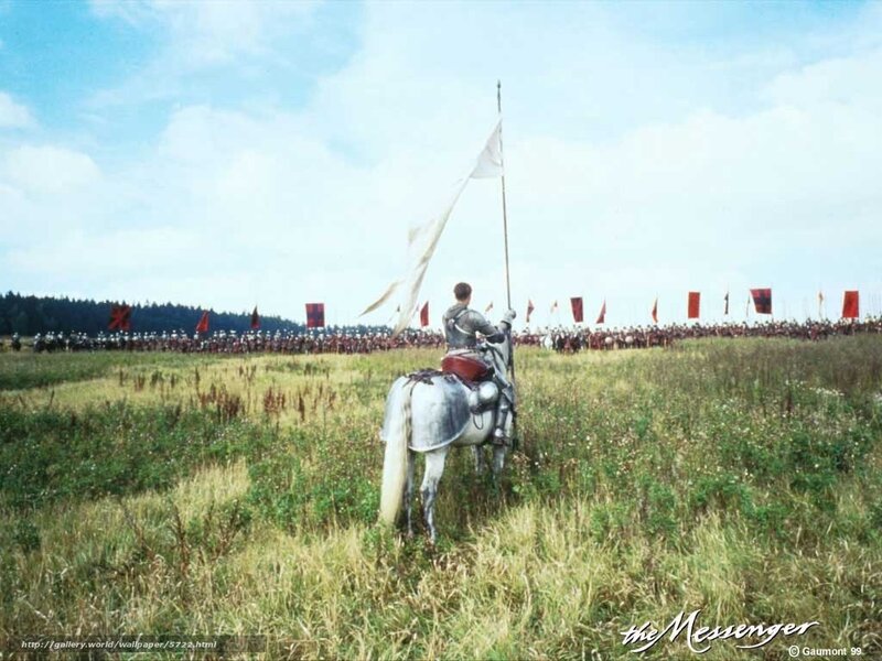 Messenger on a battlefield