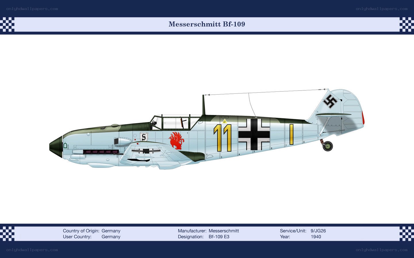 Messerschmitt Bf-109 aircraft