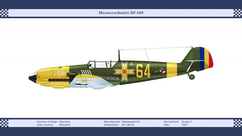 Messerschmitt Bf-109 Aircraft — Green
