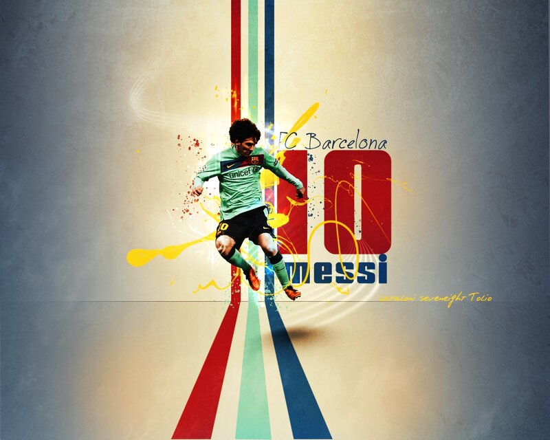 Messi FC Barcelona artwork