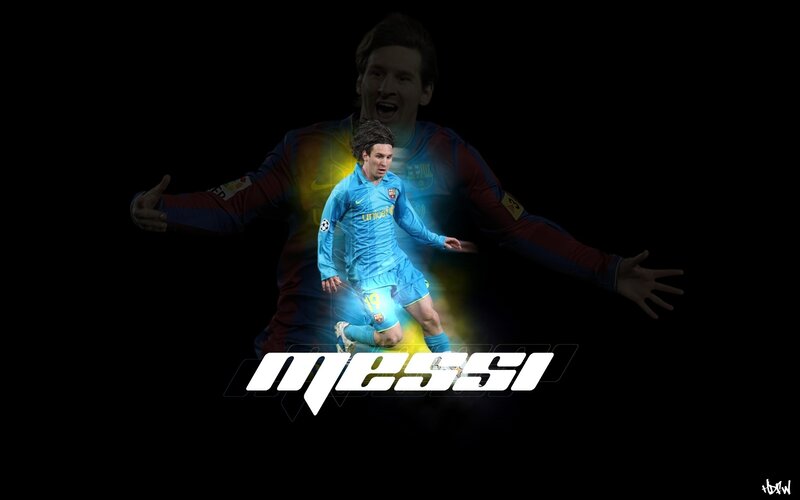 Messi football player collage
