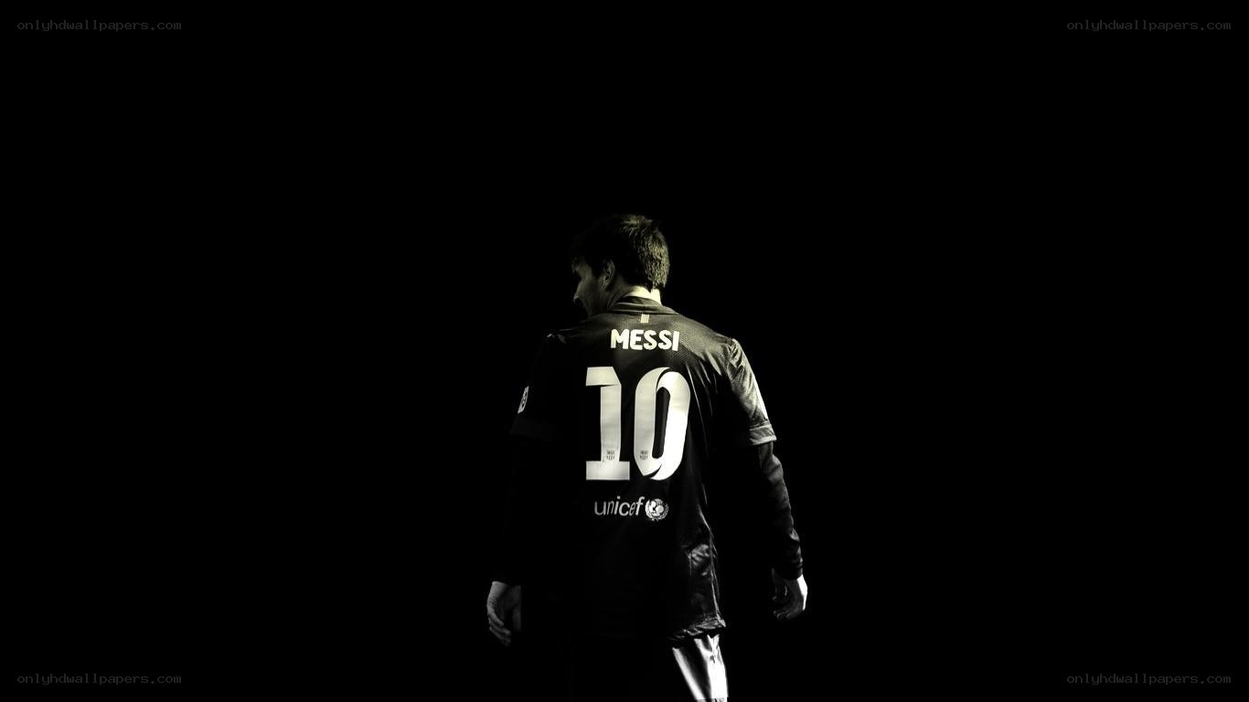 Messi in black and white