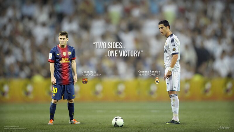 Messi vs Ronaldo football