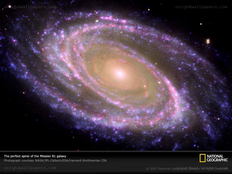 Messier 81 spiral galaxy
