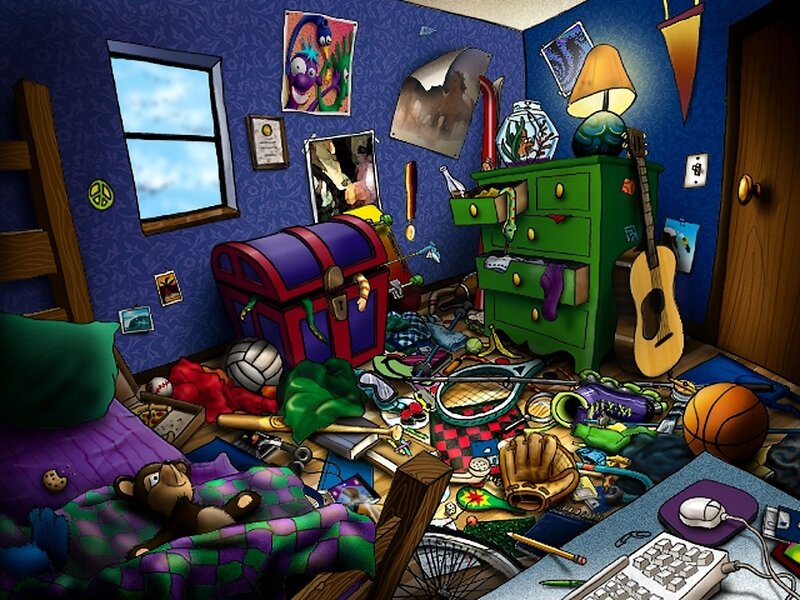 Messy Child's Bedroom