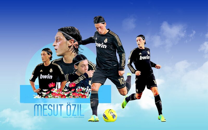 Mesut Özil football collage