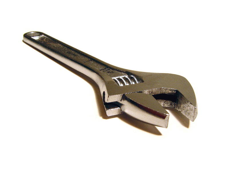 metal adjustable wrench