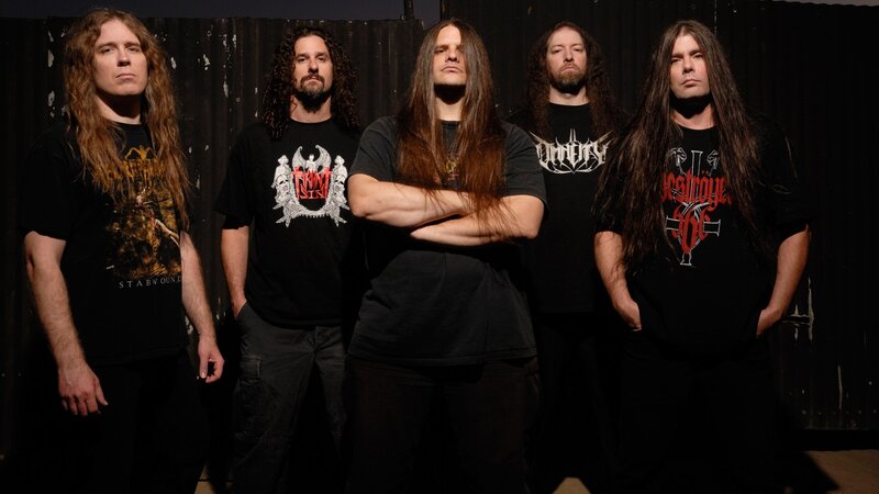 metal band group photo