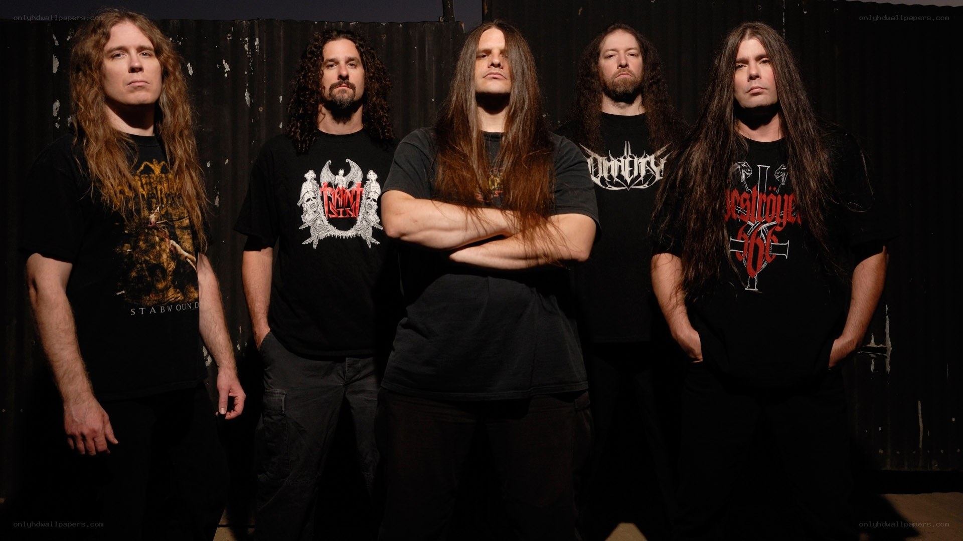 metal band group photo