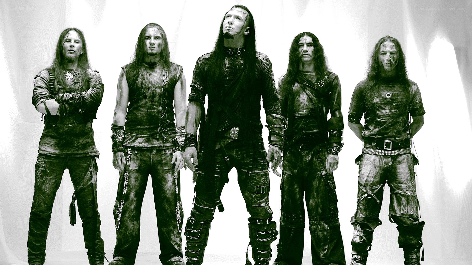 metal band group portrait