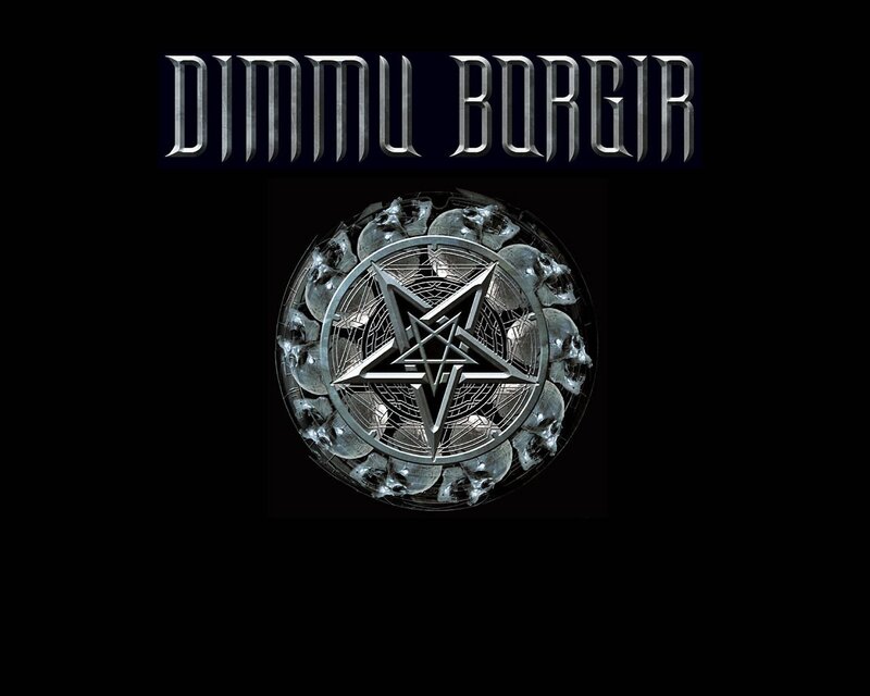 Metal Band Logo — Black, Dark
