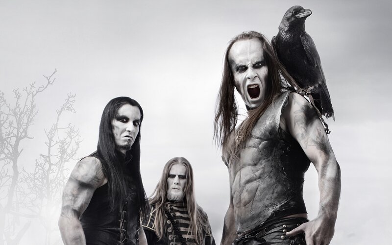 metal band with raven