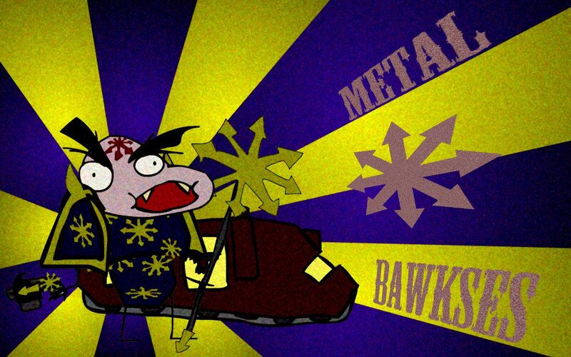 Metal Bawkses character art