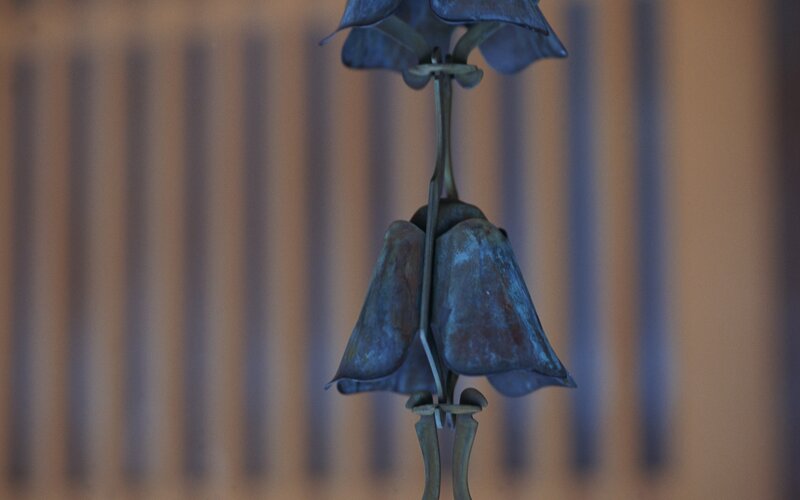 Metal Bell Sculpture