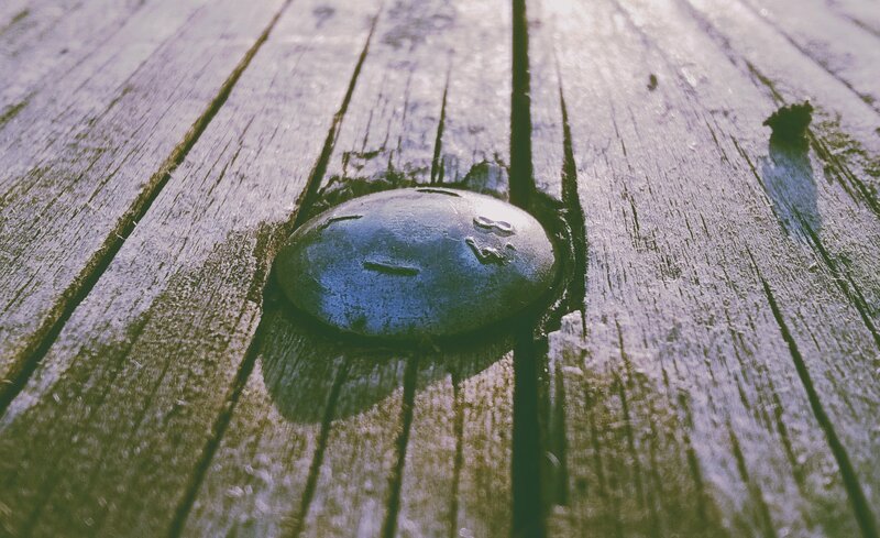 Metal Bolt in Wood
