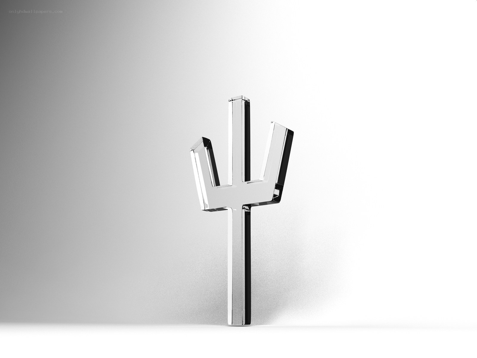 Metal cactus sculpture
